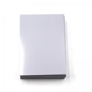 silicon alb rezistente la căldură, folie de plastic de format a4 hârtie pentru fabricarea pet cartea de identitate.