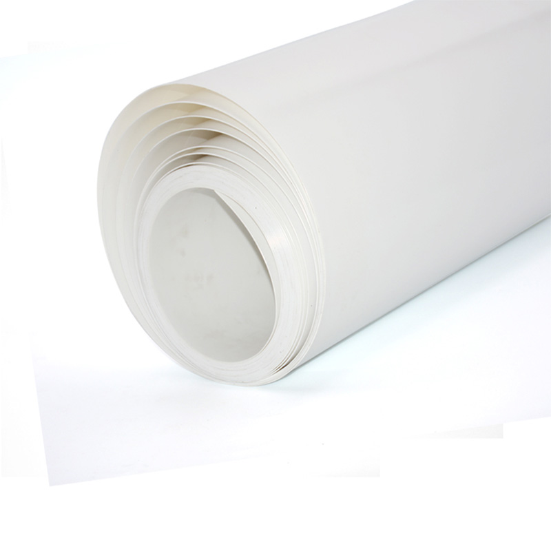 0, 7 mm grosime alb matt vid thermoforming plastic pp foaie în rola de presă
