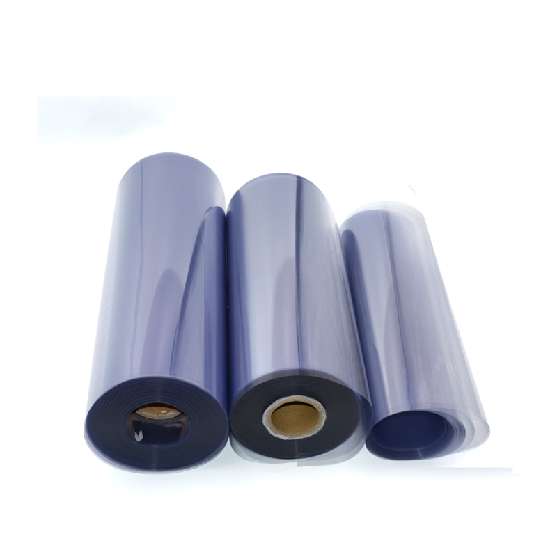 Transparent alimentar Grade 0,5 mm din PVC Blister Film Roll Film Roll