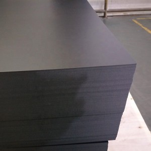 Foaie de plastic PETG de culoare neagră de 800 microni de înaltă calitate pentru panourile de mobilier