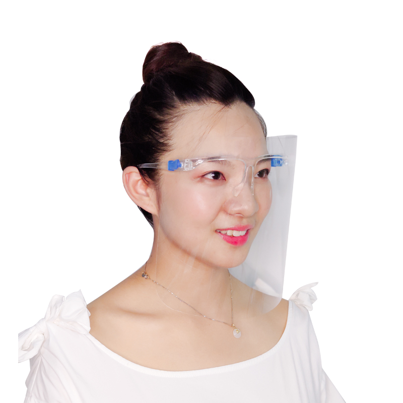 Protector transparent din plastic Anti-stropire Ochelari de protecție facială completă a feței