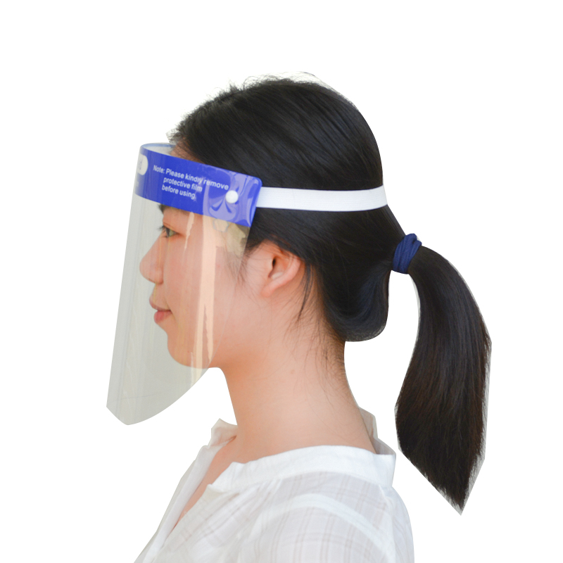 Custom Clear Adult Anti-praf Anti Splash Plastic Shield protector de față Full Face Faceshield