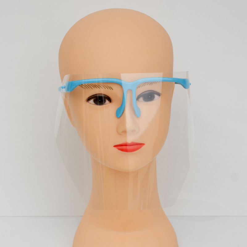 Protecție de unică folosință, transparentă, transparentă, cu ulei, față, cu ochelari