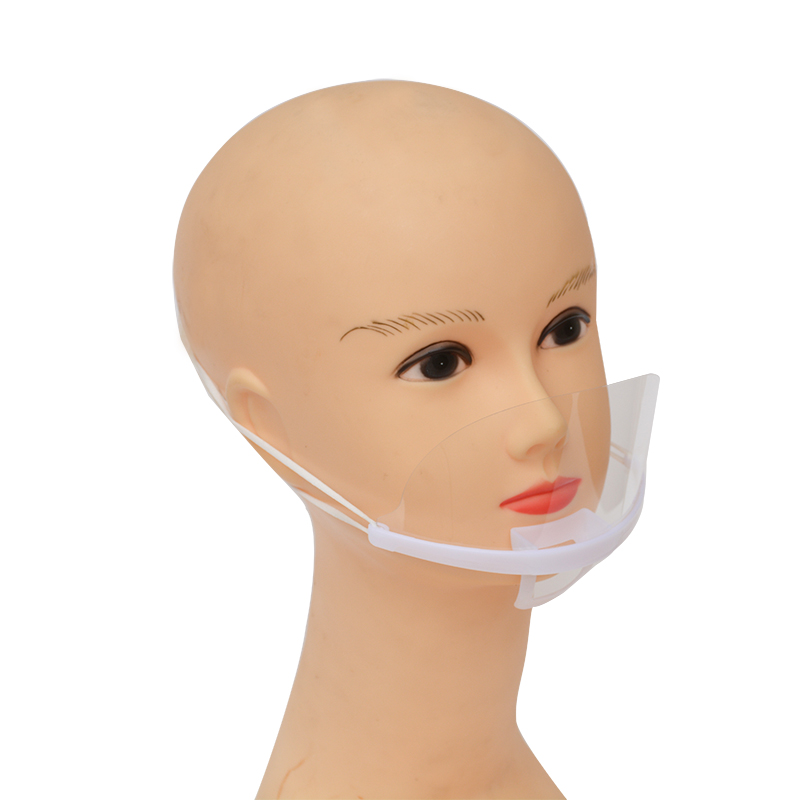 Gatiti Husa de protectie pentru fata Protectia gurii transparente Protectia gurii transparente din plastic pentru cantina